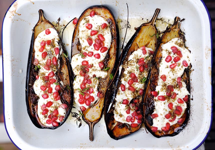 Eggplant with Buttermilk Sauce