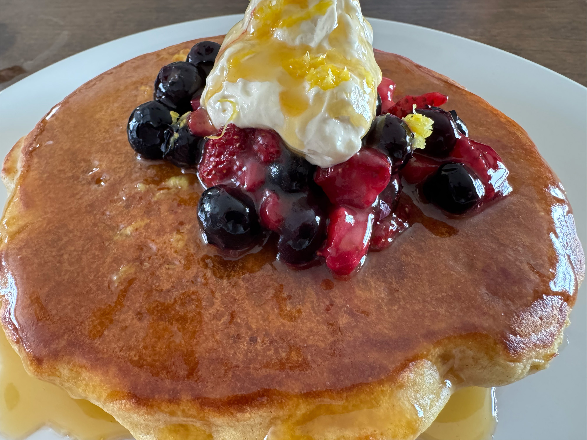 Honey Butter Pancakes